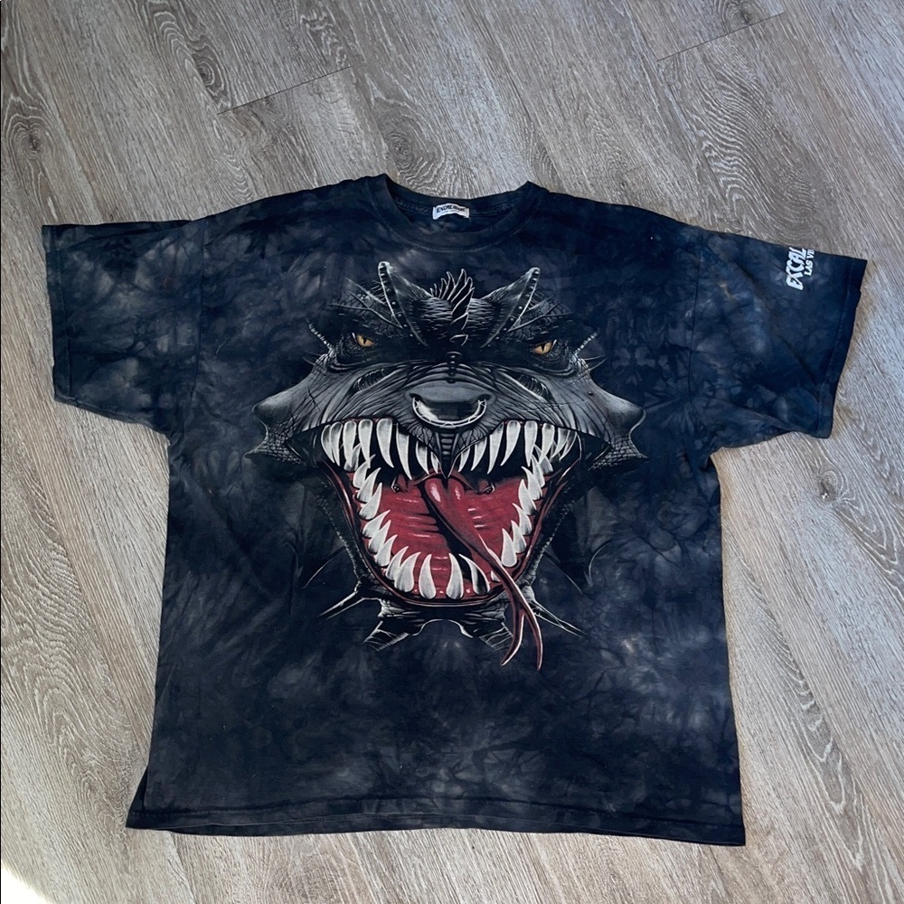Excalibur Las Vegas Fierce Black Graphic Tee size xl